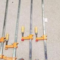 4 Jorgensen Steel Bar Clamps for sale in Scotrun PA by Garage Sale Showcase member Osomide, posted 10/06/2020
