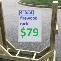 Firewood Storage Racks for sale in Laurel MD by Garage Sale Showcase member BlueCrab, posted 11/05/2021