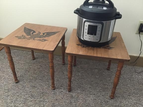 Pressure cooker & end tables for sale in Rutland VT
