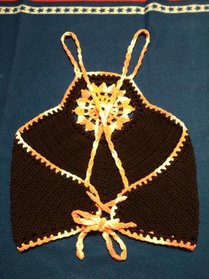 Hand crochet summer tops