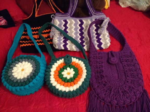 Crochet totes, bags for sale in Uvalde TX