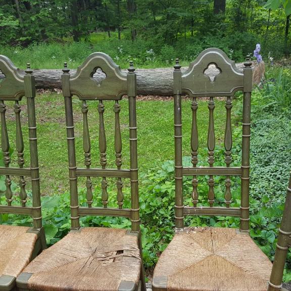 Antique Chairs Rattan Seats