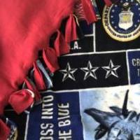 Air Force Lap Blanket for sale in Palmetto FL by Garage Sale Showcase member HappyKrafter, posted 02/26/2021
