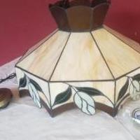 Stained Glass Hanging Lamp for sale in Tiffin OH by Garage Sale Showcase member Boze21, posted 07/31/2021