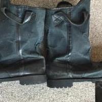 Retired Firefighter Boots for sale in Cary IL by Garage Sale Showcase member sphingidae, posted 02/01/2021