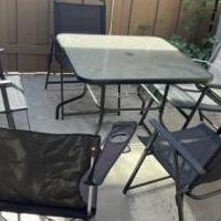 Outside Table and chairs for sale in San Diego CA by Garage Sale Showcase member Kweske9797, posted 10/19/2021