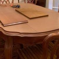 Dining room table & chairs for sale in Evans GA by Garage Sale Showcase member Palmer1999, posted 10/27/2021