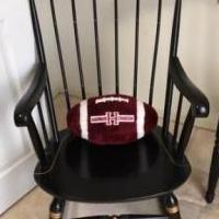 Harvard Business School Logo Rocking Chair for sale in Troy MI by Garage Sale Showcase member Rudy03, posted 02/17/2021
