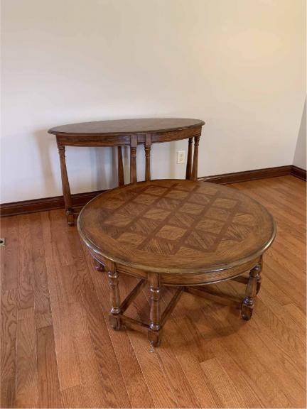 Living room table set