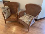 Pier One Wicker Chairs with pads for sale in Plainfield IN