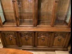 Elegant Solid walnut wood Dining room Set