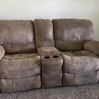 Couch with recliners for sale in Lubbock TX by Garage Sale Showcase member Mattyice0212, posted 08/30/2021
