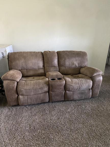 Couch with recliners for sale in Lubbock TX