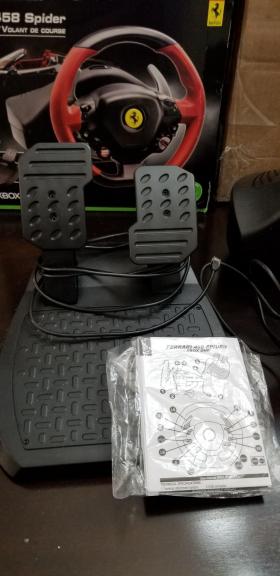 Thrust Master Ferrari Gaming Steering Wheel and pedal for sale in Fort Pierce FL