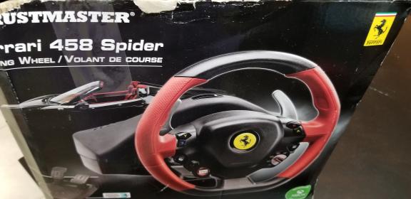Thrust Master Ferrari Gaming Steering Wheel and pedal