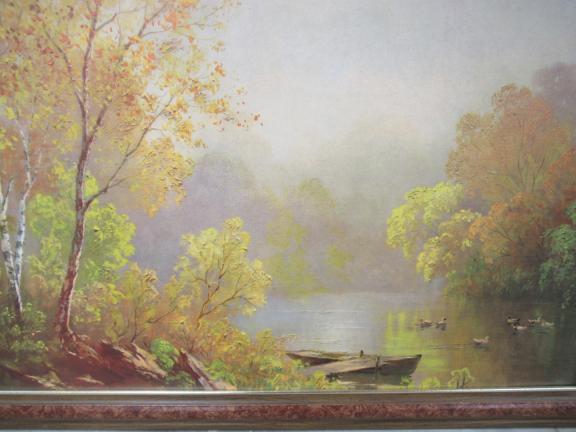 Living Room Nature Picture Framed