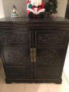 Bar cabinet with built-in wine rack for sale in Belle Mead NJ