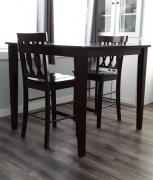 Square Pub Table & 4 Matching Barstools for sale in Beulah MI