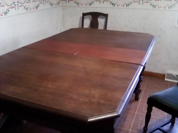 dining table and chairs