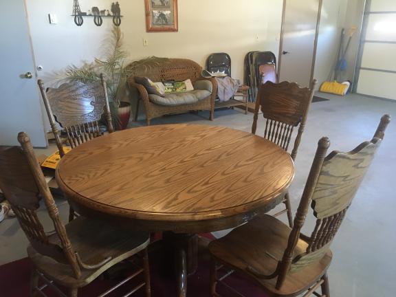 Dining room table and chairs for sale in Martin SD