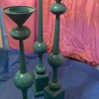 Large Candle holders for sale in San Antonio TX by Garage Sale Showcase member GetItHere, posted 08/06/2021