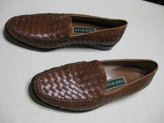 COLE HAAN BROWN LEATHER LOAFERS MEN'S 10 M