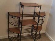 Set of three  longaberger Wright iron wood shelves f for sale in Sellersville PA