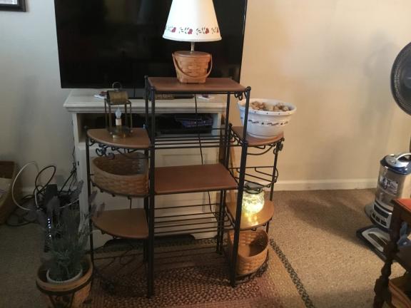 Longaberger wrought iron stands