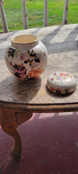 Mason's Patent Ironstone England Ginger Jar