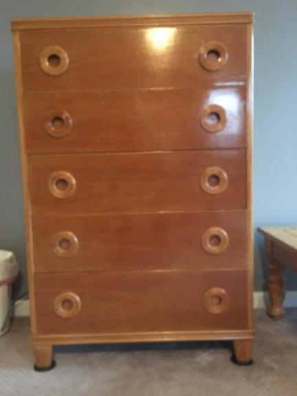 5 drawer dresser and mirrored vanity for sale in Youngstown NY