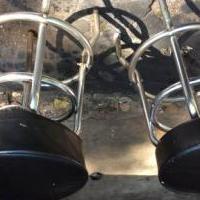 Old school bar stools (2) for sale in Indianapolis IN by Garage Sale Showcase member 100305, posted 10/02/2021