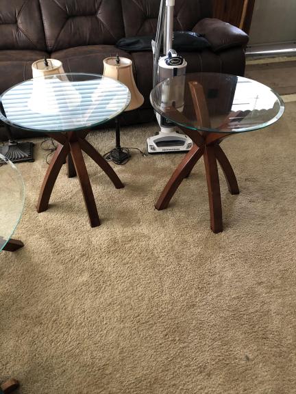 Living room tables. (3)