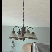 Hanging Light for sale in St. Joseph MI by Garage Sale Showcase member 1fishpoint, posted 10/04/2021