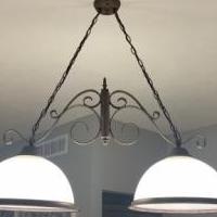 Hanging Light for sale in St. Joseph MI by Garage Sale Showcase member 1fishpoint, posted 10/04/2021