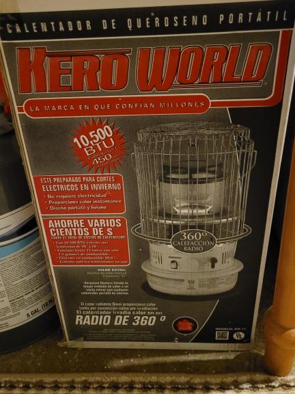 Kero World Kerosene Heater 10,500 BTU for sale in Elyria OH