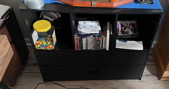 Black 3 Cube 2 Drawers for sale in Fort Wayne IN