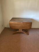 Duncan Phyfe drop leaf table w/2 leafs and 4 chairs for sale in Missoula MT
