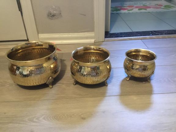 Brass vintage pots for sale in Marlboro NJ