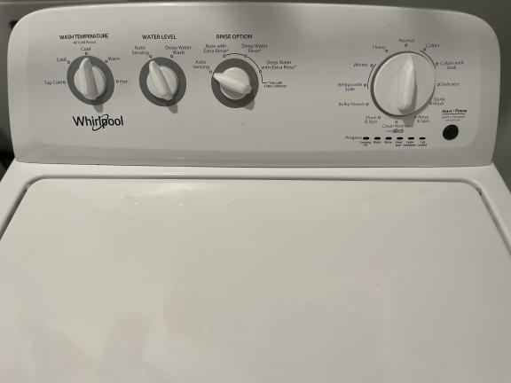 Barely Used, Like New, Whirlpool Washer and Dryer