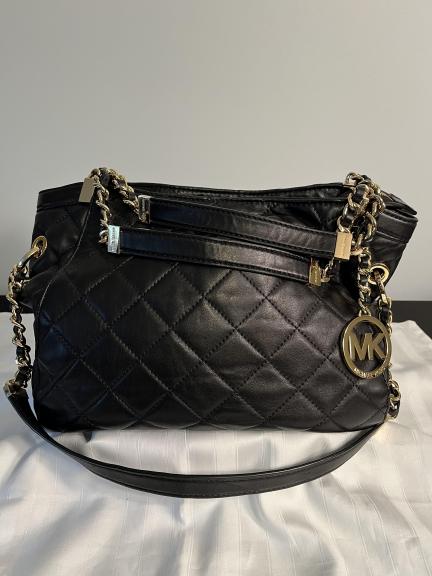 Michael Kors Susannah Quilted Leather Handbag