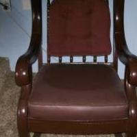 Rocking chair for sale in Burr Oak MI by Garage Sale Showcase member junkman46, posted 05/02/2022