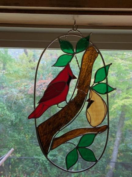 Stained glass window ornaments- set of 3 for sale in Tyler TX