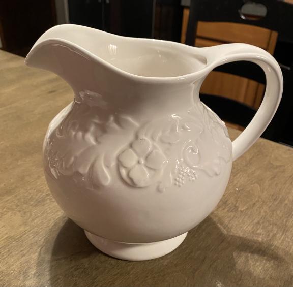 Crate & Barrel White Pitcher for sale in York PA