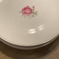 4 -Imperial Rose fine china dinner plates # 6702 for sale in York PA by Garage Sale Showcase member Deb found it, posted 02/21/2022