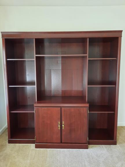 Wall TV unit and Bookshelf for sale in Brunswick GA