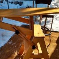 Vintage wood ironing boards / stool/steplater for sale in Bismarck ND by Garage Sale Showcase member Tiffanyteresesanders, posted 01/18/2022