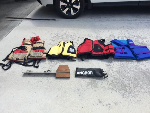 17 " Royalex Canoe with accessories