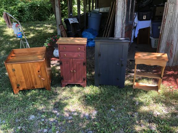 Garage sale in Lyons, New York of Garage Sale Showcase Member Colleen Roshia.