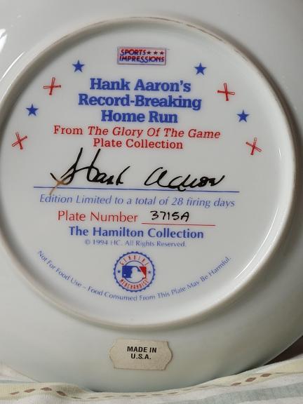 Hank Aaron's record breaking home run for sale in Batesville AR