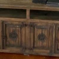 Tv stand for sale in Ponder TX by Garage Sale Showcase member Montrdgrl, posted 03/25/2022